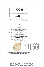 PROCEEDINGS OF THE 1975 INTERNATIONAL CONFERENCE ON COMPOSITE MATERIALS  VOLUME 2（ PDF版）