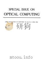 SPECIAL ISSUE ON OPTICAL COMPUTING PDF电子版封面