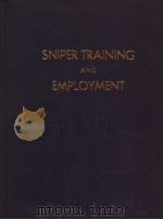 SNIPER TRAINING AND EMPLOYMENT（ PDF版）