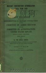 MILITARY CONSTRUCTION AUTHORIZATION FISCAL YEAR 1970（ PDF版）