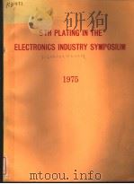 5TH PLATING IN THE ELECTRONICS INDUSTRY SYMPOSIUM 1975（ PDF版）