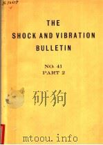 THE SHOCK AND VIBRATION BULLETIN PART 2 PDF电子版封面