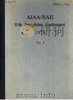 AIAA/SAE 11TH PROPULSION CONFERENCE 1975  VOL.2（ PDF版）