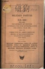 HEARINGS ON MILITARY POSTURE AND H.R.5068 PART 5 OF 6 PARTS（ PDF版）
