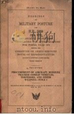 HEARINGS ON MILITARY POSTURE AND H.R.5068 PART 2 OF 6 PARTS（ PDF版）