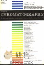 JOURNAL OF CHROMATOGRAPHY INTERNATIONAL JOURNAL ON CHROMATOGRAPHY ELECTROPHORESIS AND RELATED METHOD（ PDF版）