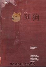 LEXINGTON BOOKS STUDIES IN INTERNATIONAL RELATIONS AND FOREIGN POLICY PDF电子版封面 0669848719