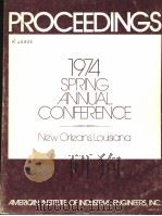 PROCEEDINGS 1974 SPRING ANNUAL CONFERENCE（ PDF版）