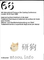 HEAT AND SURFACE TREATMENT OF DIE STEEL TRAITEMENT THERMIQUE ET TRAITEMENT DE SURFACE DE I'ACIE PDF电子版封面 H.BRUNNER