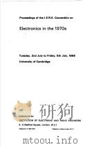 ELECTRONICS IN THE 1970S PDF电子版封面