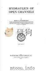 HYDRAULICS OF OPEN CHANNELS（ PDF版）
