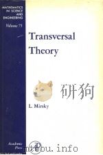 TRANSVERSAL THEORY PDF电子版封面 L.MIRSKY