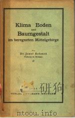 KLIMA BODEN UND BAUMGESTALT IM BEREGNETEN MITTELGEBIRGE（ PDF版）