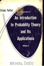 AN INTRODUCTION TO PROBABILITY THEORY AND ITS APPLICATIONS VOLUME 2 PDF电子版封面