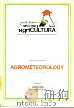 AGROMETEOROLOGY（ PDF版）