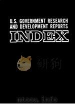 U.S.GOVERNMENT RESEARCH AND DEVELOPMENT REPORTS ANNUAL INDEX（ PDF版）