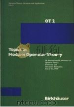 TOPICS IN MODERN OPERATOR THEORY PDF电子版封面 3764312440