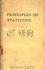 PRINCIPLES OF STATISTICS PDF电子版封面