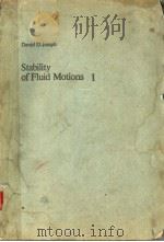 STABILITY OF FLUID MOTIONS 1 PDF电子版封面
