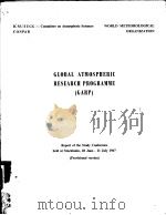 GLOBAL ATMOSPHERIC RESEARCH PROGRAMME (GARP) PDF电子版封面