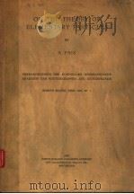 ON THE THEORY OF ELEMENTARY PARTICLES PDF电子版封面 A.PAIS