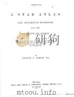 A STAR ATLAS AND REFERENCE HANDBOOK FOR STUDENTS AND AMATEURS PDF电子版封面 ARTHUR P.NORTON