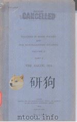 WEATHER IN HOME WATERS AND THE NORTH-EASTERN ATLANTIC VOLUME 2 PART 6 THE BALTIC SEA PDF电子版封面