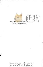 THE COMBINATION OF OBSERVATIONS SECOND EDITION PDF电子版封面 DAVID BRUNT