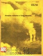 ATMOSPHERIC IMPLICATIONS OF ENERGY ALTERNATIVES PDF电子版封面