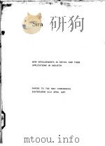 NEW DEVELOPMENTS IN OPTICS AND THEIR APPLICATIONS IN INDUSTRY（ PDF版）