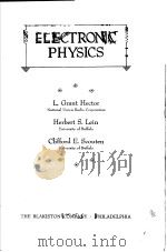 ELECTRONIC PHYSICS（ PDF版）