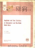ESSA TECHNICAL REPORT ERL 150-ITS 98 AMMPLITUDE AND TIME STATISTICS OF ATMOSPHERIC AND MAN-MADE RADI（ PDF版）