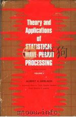 THEORY AND APPLICATIONS OF STATISTICAL WAVE-PERIOD PROCESSING VOLUME 2 PDF电子版封面 ALBERT A.GERLACH