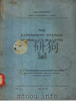 THE EXPERIMENT STATION HYDRAULICS BULLETIN（ PDF版）
