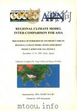 REGIONAL CLIMATE MODEL INTER-COMPARISON FOR ASIA PDF电子版封面