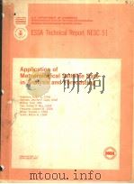 ESSA TECHNICAL REPORT NESC 51 APPLICATION OF METEOROLOGICAL SATELLITE DATA IN ANALYSIS AND FORECASTI 1969 PDF电子版封面
