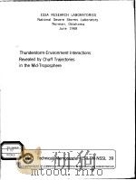 INSTITUTES FOR ENVIRONMENTAL RESEARCH TECHNICAL MEMORANDUM - NSSL 39 THUNDERSTORM-ENVIRONMENT INTERA（ PDF版）