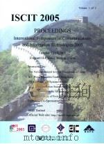 INTERNATIONAL SYMPOSIUM ON COMMUNICATIONS AND INFORMATION TECHNOLOGIES  2005  PROCEEDINGS  ISCIT2005（ PDF版）