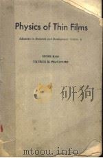 PHYSICS OF THIN FILMS ADVANCES IN RESEARCH AND DEVELOPMENT VOLUME 8 PDF电子版封面 0125330081 GEORG HASS MAURICE H.FRANCOMB