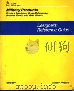 MILITARY PRODUCTS DESIGNER'S REFERENCE GUIDE     PDF电子版封面     
