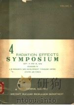 4 RADIATION EFFECTS SYMPOSIUM  VOLUME 4（1959 PDF版）