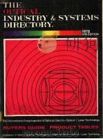 THE OPTICAL INDUSTRY & SYSTEMS PURCHASING DIRECTORY  1978  24TH（ PDF版）