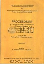 PROCEEDINGS OF THE INTERNATITONAL SYMPOSIUM ON REMOTE SENSING FOR OBSERVATION AND INVENTORY OF EARTH（ PDF版）
