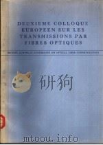 DEUXIEME COLLOQUE EUROPEEN SUR LES TRANSMISSIONS PAR FIBRES OPTIQUES（ PDF版）