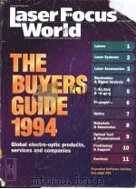 LASER FOCUS WORLD THE BUYERS GUIDE 1994 PDF电子版封面