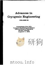 ADVANCES IN CRYOGENIC ENGINEERING  VOLUME 18（ PDF版）