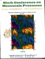 NINTH CONFERENCE ON MESOSCALE PROCESSES（ PDF版）