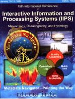 15TH INTERNATIONAL CONFERENCE ON INTERACTIVE INFORMATION AND PROCESSING SYSTEMS(IIPS) PDF电子版封面
