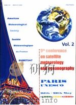 9TH CONFERENCE ON SATELLITE METEOROLOGY AND OCEANOGRAPHY  VOLUME 2（ PDF版）