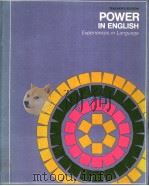 POWER IN ENGLISH EXPERIENCES IN LANGUAGE TEACHER'S EDITION 1972 PDF电子版封面 0844524484